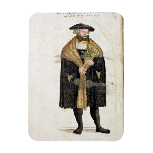 Het portret van de auteur "De Histori" van 41 jaar Magneet (Verticaal)