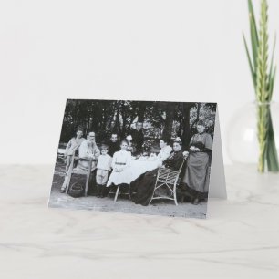 Het portret van de familie van de auteur Leo N. Kaart