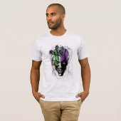 Het portret van de Joker Neon Airping T-shirt (Voorkant volledig)
