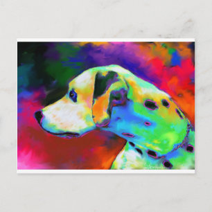 Het portret van de moderne Dalmatiaan Dog Briefkaart