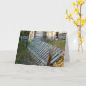 Het Portret van de Omheining van het huis Kaart (Gele Bloem)