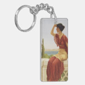 Het portret van de Signaal Godward Kunst Sleutelhanger (Voorkant Links)