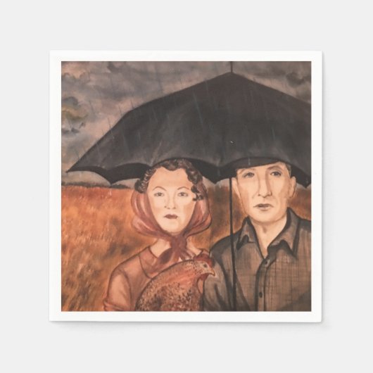 Het portret van een droom servet (Voorkant)