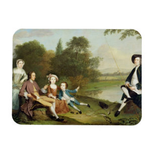 Het portret van een Familie, traditioneel genoemd  Magneet