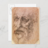 Het portret van een Gegaasd Man Briefkaart (Voorkant / Achterkant)