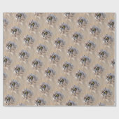 Het portret van een kortehagel in de moerassen cadeaupapier (Vlak)