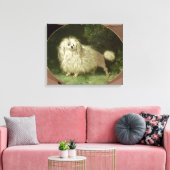 Het portret van een Podle Canvas Afdruk (Insitu (Woonkamer))