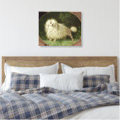 Het portret van een Podle Canvas Afdruk (Insitu (Slaapkamer))