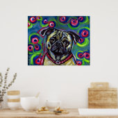 Het portret van een puinbellen poster (Keuken)