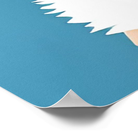 Het portret van een terriër poster (Hoek)