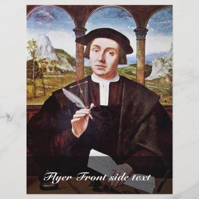 Het portret van een toerist van Quentin Massys (Voorkant)