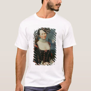 Het portret van een Vrouw die een Musical Score ho T-shirt