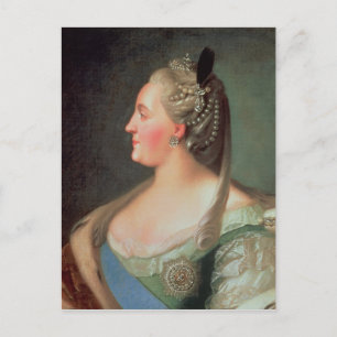 Het portret van Empress Catherine II de Grote Briefkaart