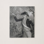 Het portret van generaal Francis Marion bij de sla Legpuzzel (Verticaal)