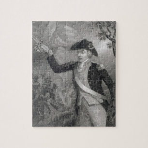Het portret van generaal Francis Marion bij de sla Legpuzzel
