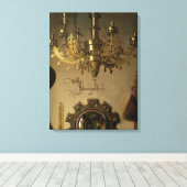 Het portret van Giovanni Arnolfini Canvas Afdruk (Insitu (Houten vloer))