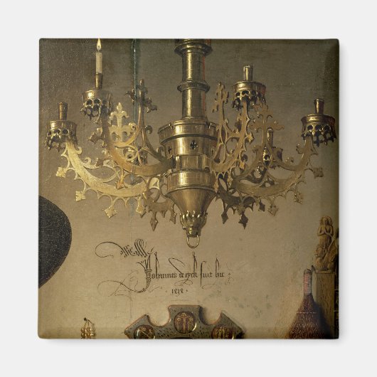 Het portret van Giovanni Arnolfini Magneet (Voorkant)