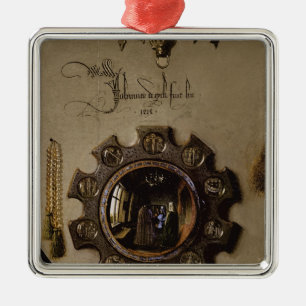 Het portret van Giovanni Arnolfini Metalen Ornament