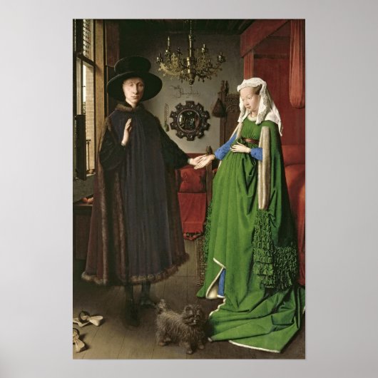 Het portret van Giovanni Arnolfini Poster (Voorkant)