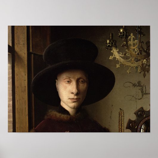 Het portret van Giovanni Arnolfini Poster (Voorkant)
