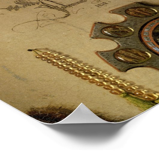 Het portret van Giovanni Arnolfini Poster (Hoek)