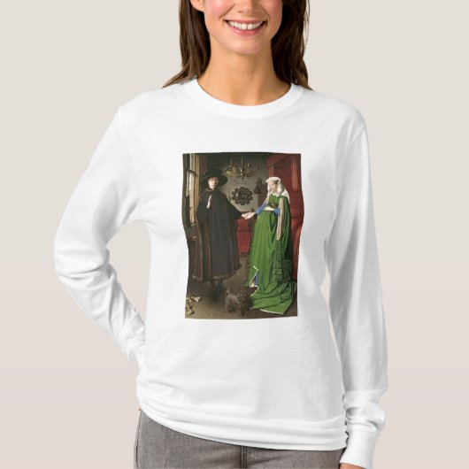 Het portret van Giovanni Arnolfini T-shirt (Voorkant)