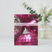 Het portret van het briefkaart van Roze Baubles "M (Staand voorkant)