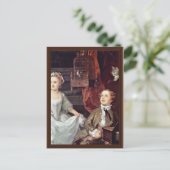 Het portret van het Graham Children Detail van Hog Briefkaart (Staand voorkant)