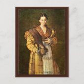 Het portret van het vrouw noemde "Lâ € ™ antea" do Briefkaart (Voorkant)