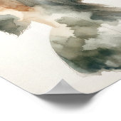 Het portret van Jezus de Leeuw - Waterverf Christu Poster (Hoek)