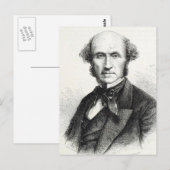 Het Portret van John Stuart Mill Briefkaart (Voorkant / Achterkant)