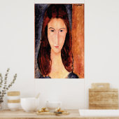 Het portret van Lover van Amedeo Modigliani 1919 Poster (Keuken)