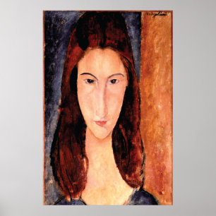 Het portret van Lover van Amedeo Modigliani 1919 Poster