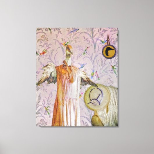 Het portret van mevrouw Smew Canvas Afdruk (Voorkant)