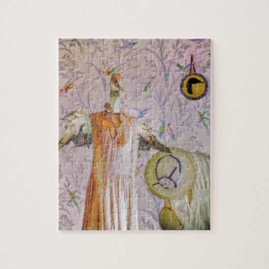 Het portret van mevrouw Smew Legpuzzel (Verticaal)