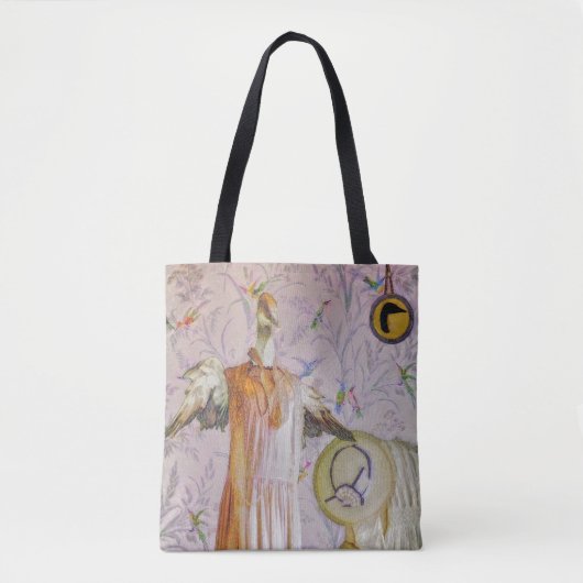 Het portret van mevrouw Smew Tote Bag (Voorkant)