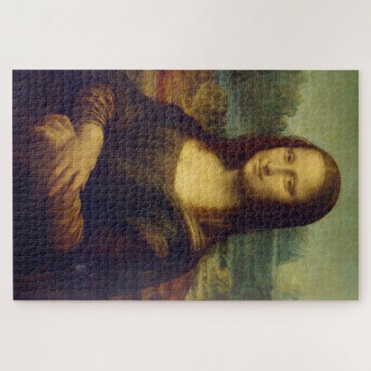 Het portret van Mona Lisa del Gioc van Leonardo da Legpuzzel (Horizontaal)