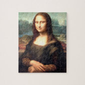 Het portret van Mona Lisa Jigzaag van Leonardo da  Legpuzzel (Verticaal)
