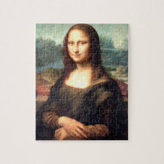 Het portret van Mona Lisa Jigzaag van Leonardo da  Legpuzzel