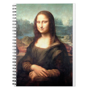 Het portret van Mona Lisa van Leonardo da Vinci Notitieboek