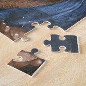 Het portret van Salvator Mundi van Leonardo da Vin Legpuzzel (Zijkant)