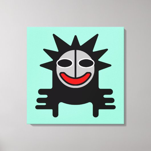 Het Portret van slappy-Denka Clupkitz Canvas Afdruk (Voorkant)