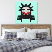 Het Portret van slappy-Denka Clupkitz Canvas Afdruk (Insitu (Slaapkamer))