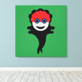 Het Portret van tzurs-Ki Clupkitz van het baby Canvas Afdruk (Insitu (Houten vloer))