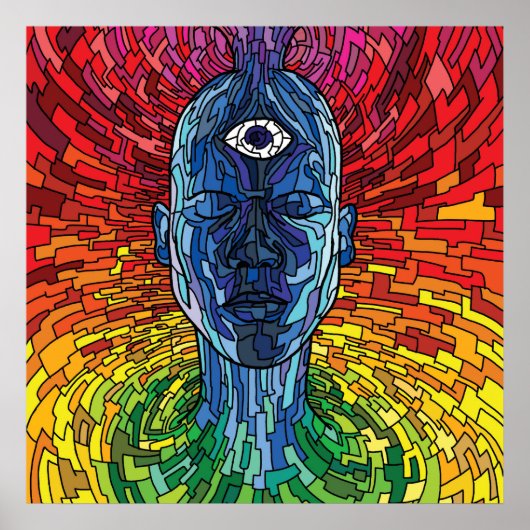 Het portret van Zelf Poster (Voorkant)