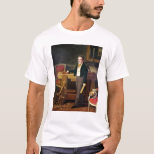 Het portret wordt geacht Alfred de La Chaussee te  T-shirt