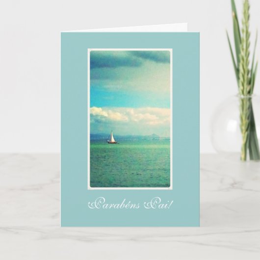 Het Portugees: De verjaardag van de papa van Kaart (Voorkant)