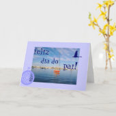 Het Portugees: Dia doet pai/Vaderdag Kaart (Gele Bloem)