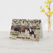 Het Portugees: "Gelukkig Vaderdag " Kaart (Gele Bloem)