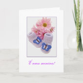 Het Portugees: Het is een Meisje! É uma menina! 1 Aankondiging (Voorkant)